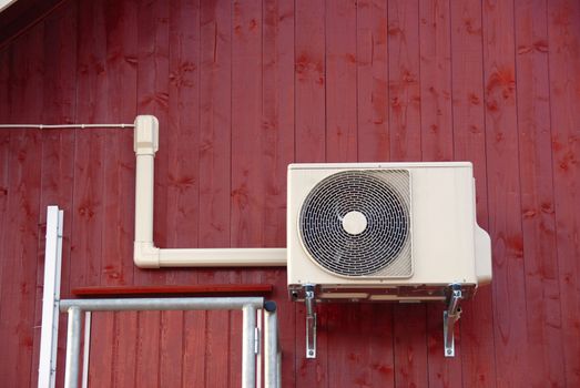 Air to air heater. Energy saver. Norway 2008