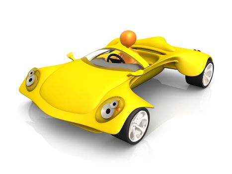 Computer generated image - Concept Car .