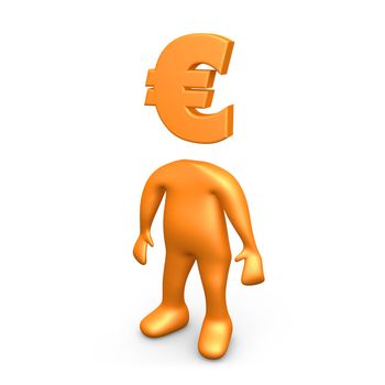 Computer generated image - Euro Person .
