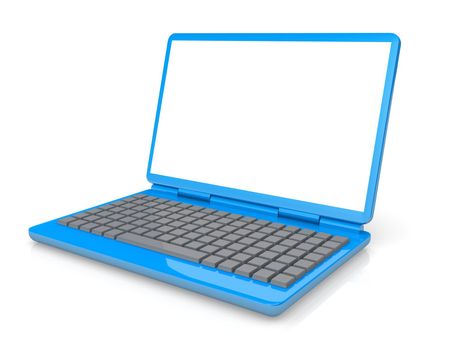 Computer Generated 3D Image - Laptop .