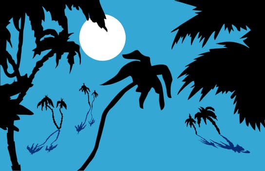 vector tropical background