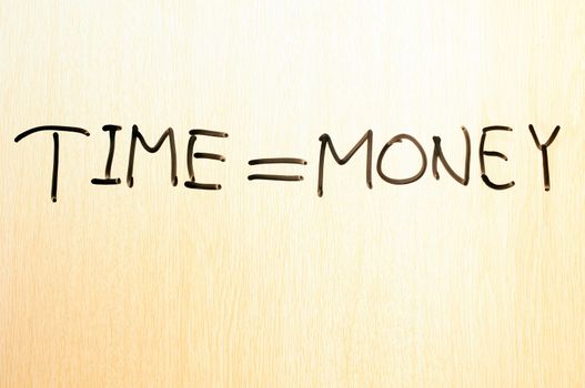 Handwriting of Time is Money