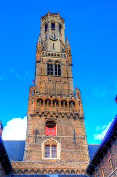 belfry in bruges, belgium