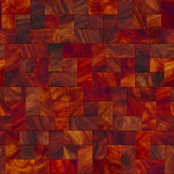 Seamless Red Tiles Background