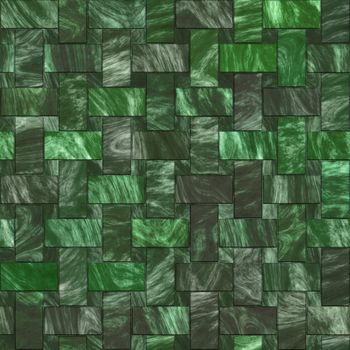 Seamless green Tiles Background