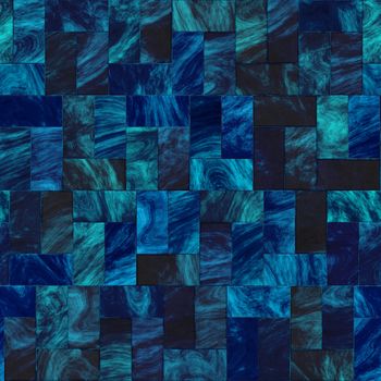 Seamless Blue Tiles Background