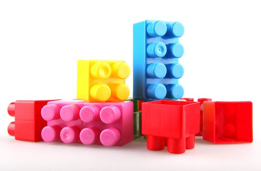 Plastic building blocks