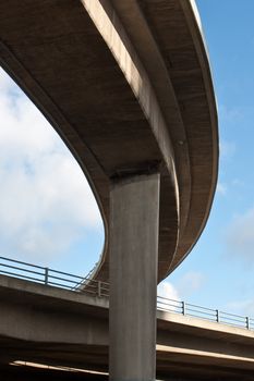 fdramatic flyover in glasgow