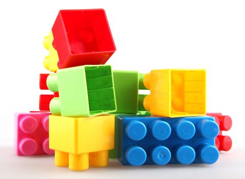 Plastic building blocks