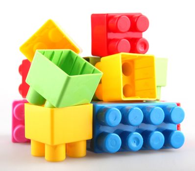 Plastic building blocks
