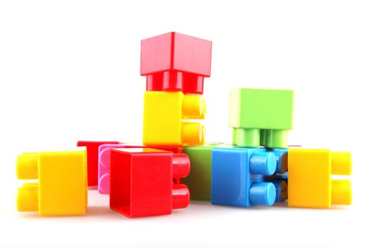 Plastic building blocks