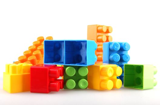 Plastic building blocks