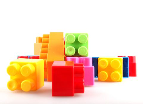 Plastic building blocks