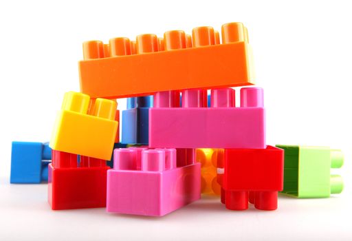 Plastic building blocks