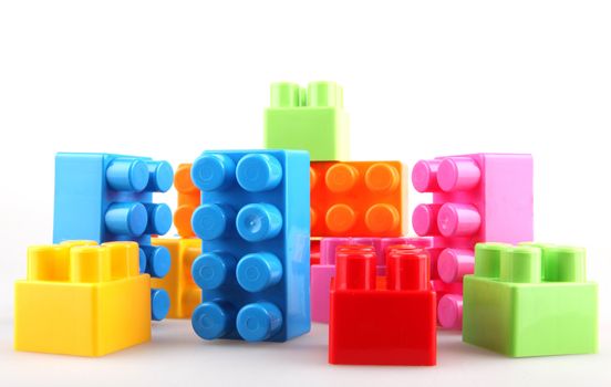 Plastic building blocks