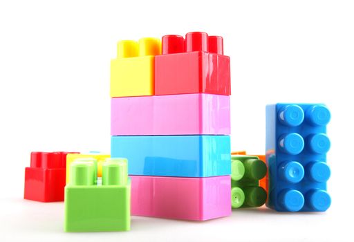 Plastic building blocks