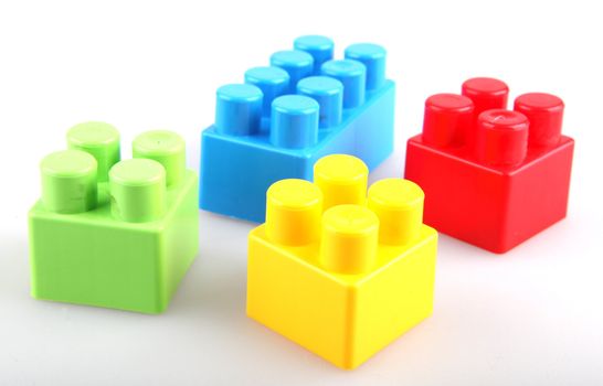 Plastic building blocks