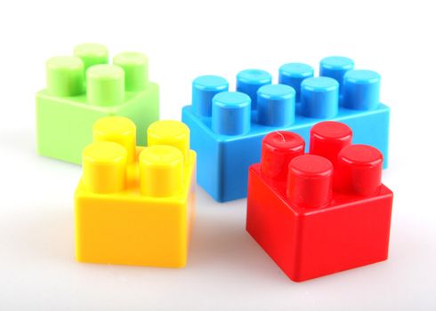 Plastic building blocks