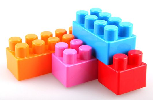 Plastic building blocks