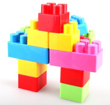 Plastic building blocks