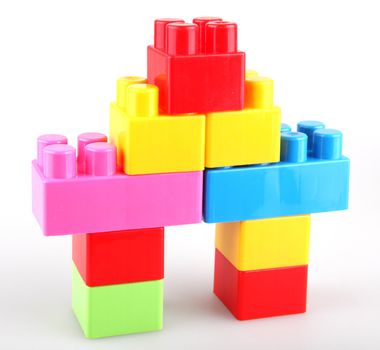 Plastic building blocks