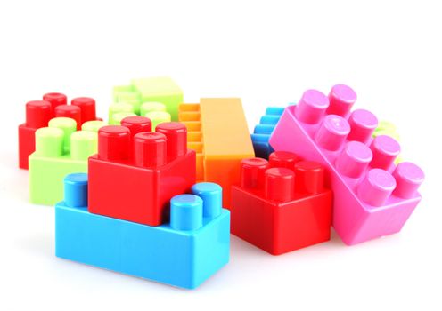 Plastic building blocks