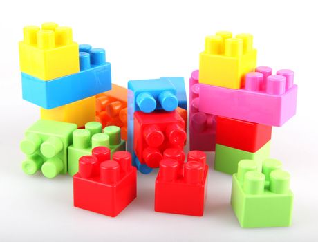 Plastic building blocks