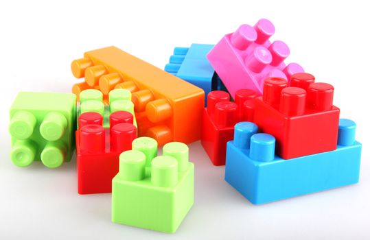 Plastic building blocks