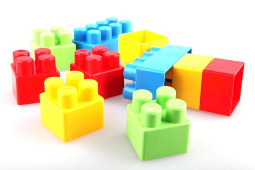 Plastic building blocks