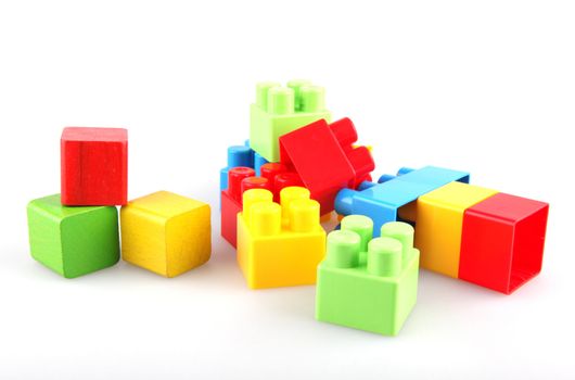 Plastic building blocks