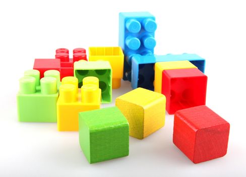 Plastic building blocks