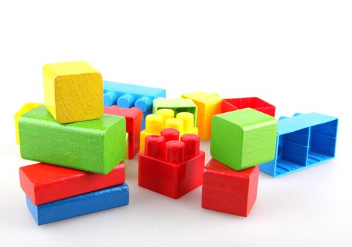 Plastic building blocks