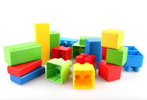 Plastic building blocks