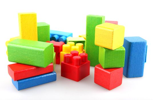 Plastic building blocks