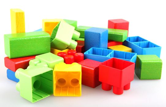 Plastic building blocks