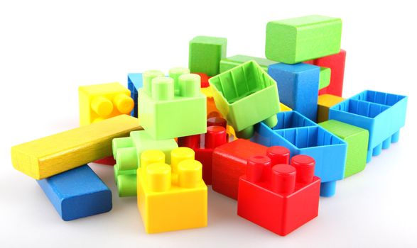 Plastic building blocks