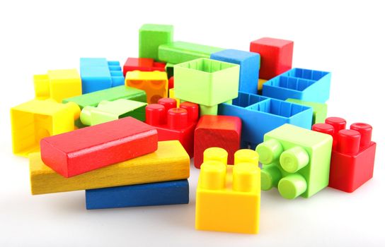 Plastic building blocks