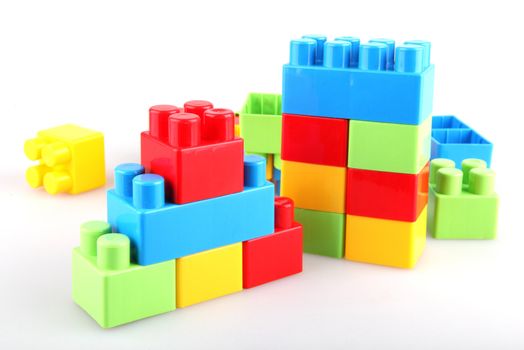 Plastic building blocks