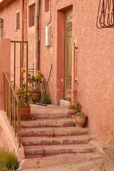 steps of a moroccan house