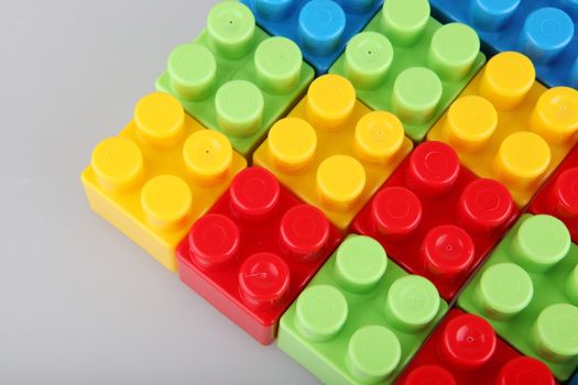 Plastic building blocks