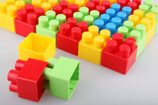 Plastic building blocks