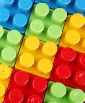 Plastic building blocks