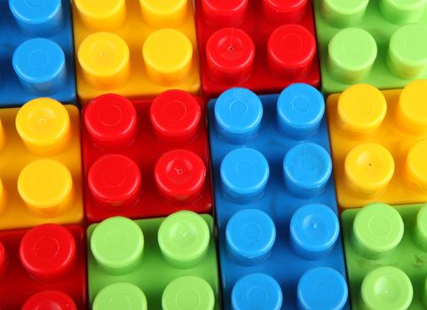 Plastic building blocks