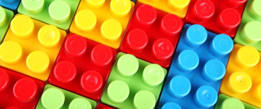 Plastic building blocks