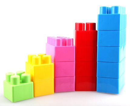 Plastic building blocks