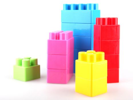 Plastic building blocks