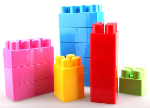 Plastic building blocks