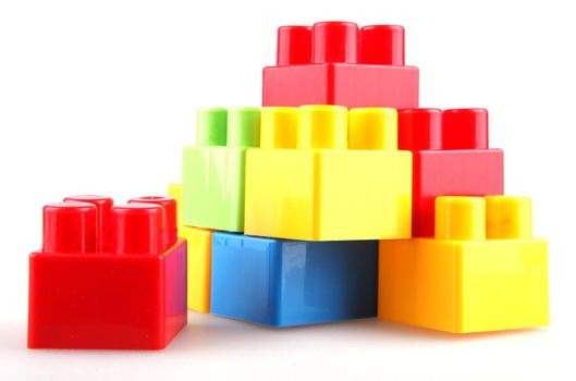 Plastic building blocks