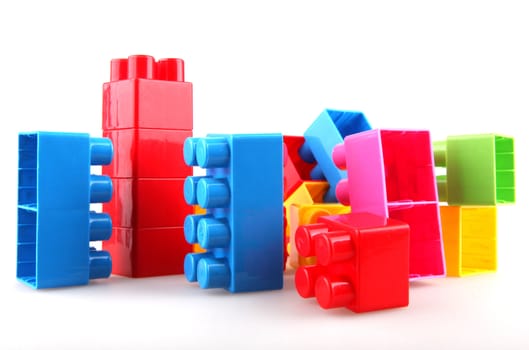 Plastic building blocks