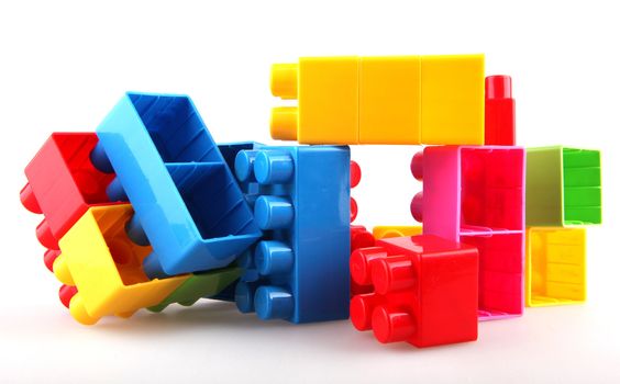 Plastic building blocks